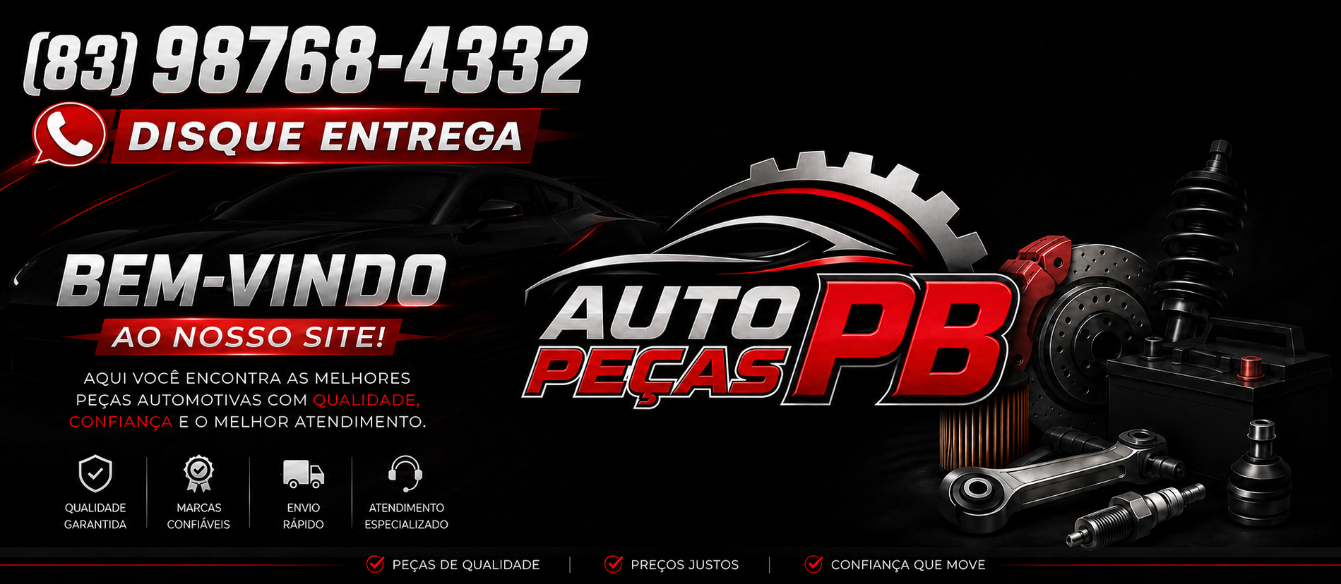 Bem-vindo à Auto Peças PB